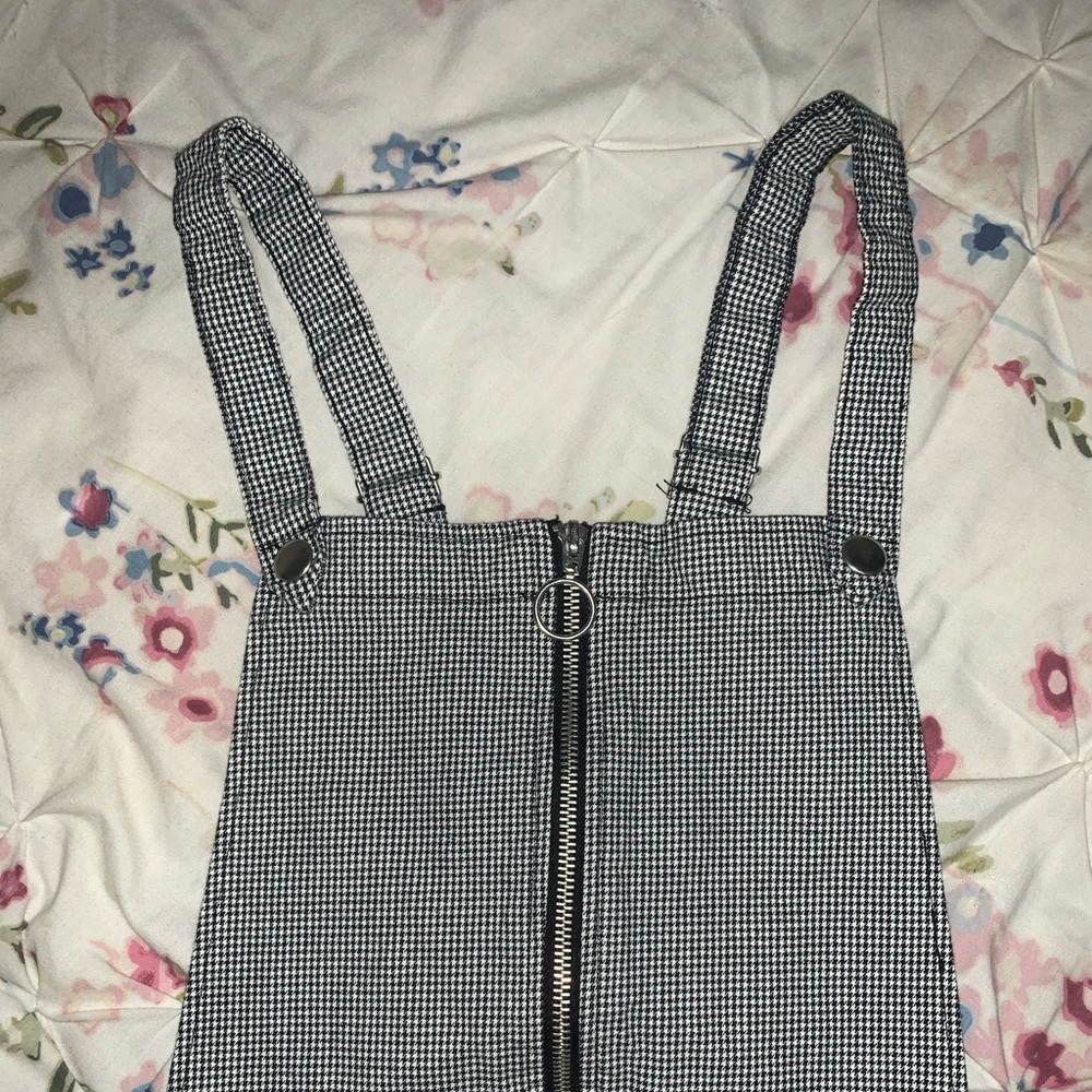Grey zip up dress